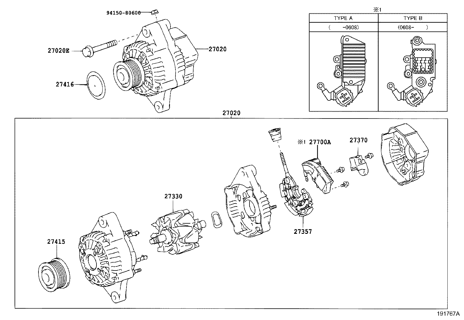 27360-30080 COIL ASSY, ALTERNATOR product image