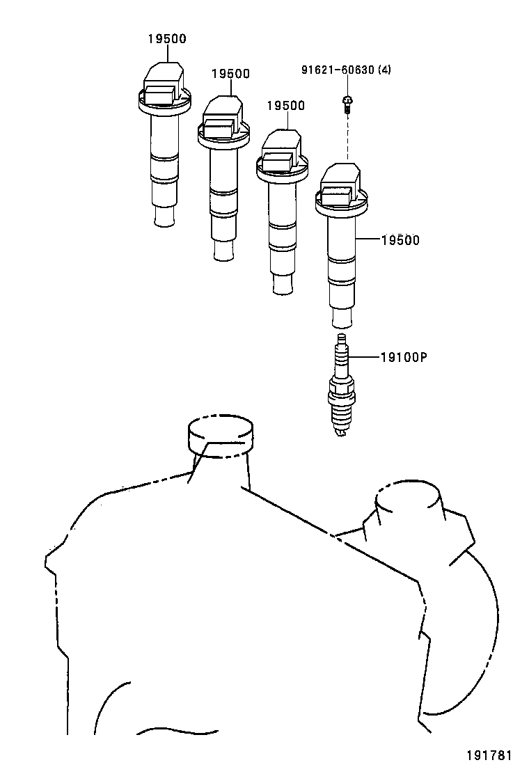19871-33010 CONNECTOR, GLOW PLUG NO.1 product image