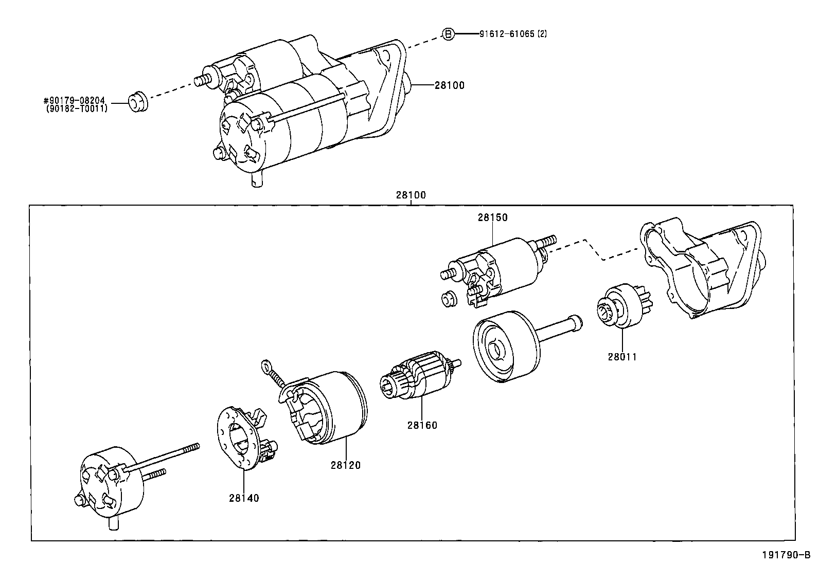 28113-0D120 LEVER, STARTER PINION DRIVE product image