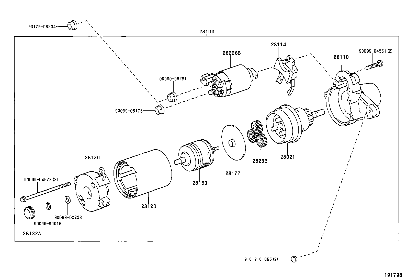28120-75220 YOKE ASSY, STARTER product image