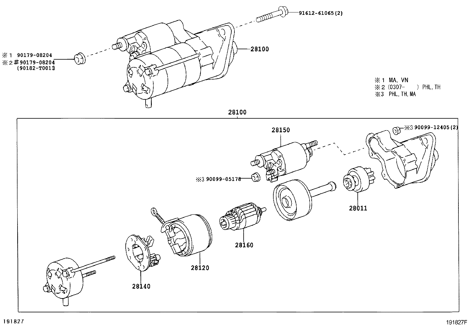 28100-02130 STARTER ASSY product image