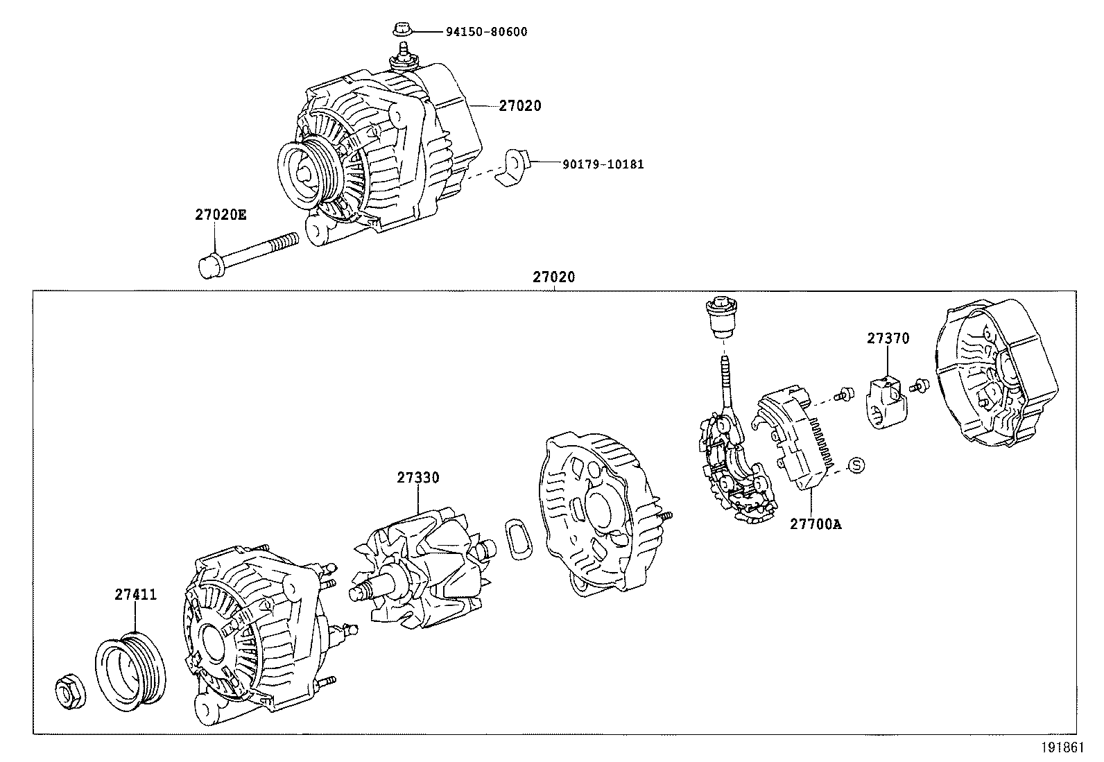 27360-23130 COIL ASSY, ALTERNATOR product image