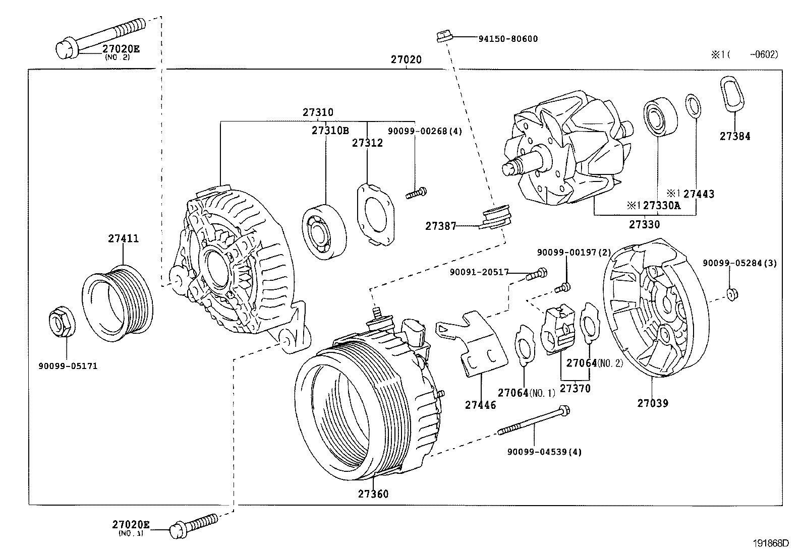 27360-31340 COIL ASSY, ALTERNATOR product image