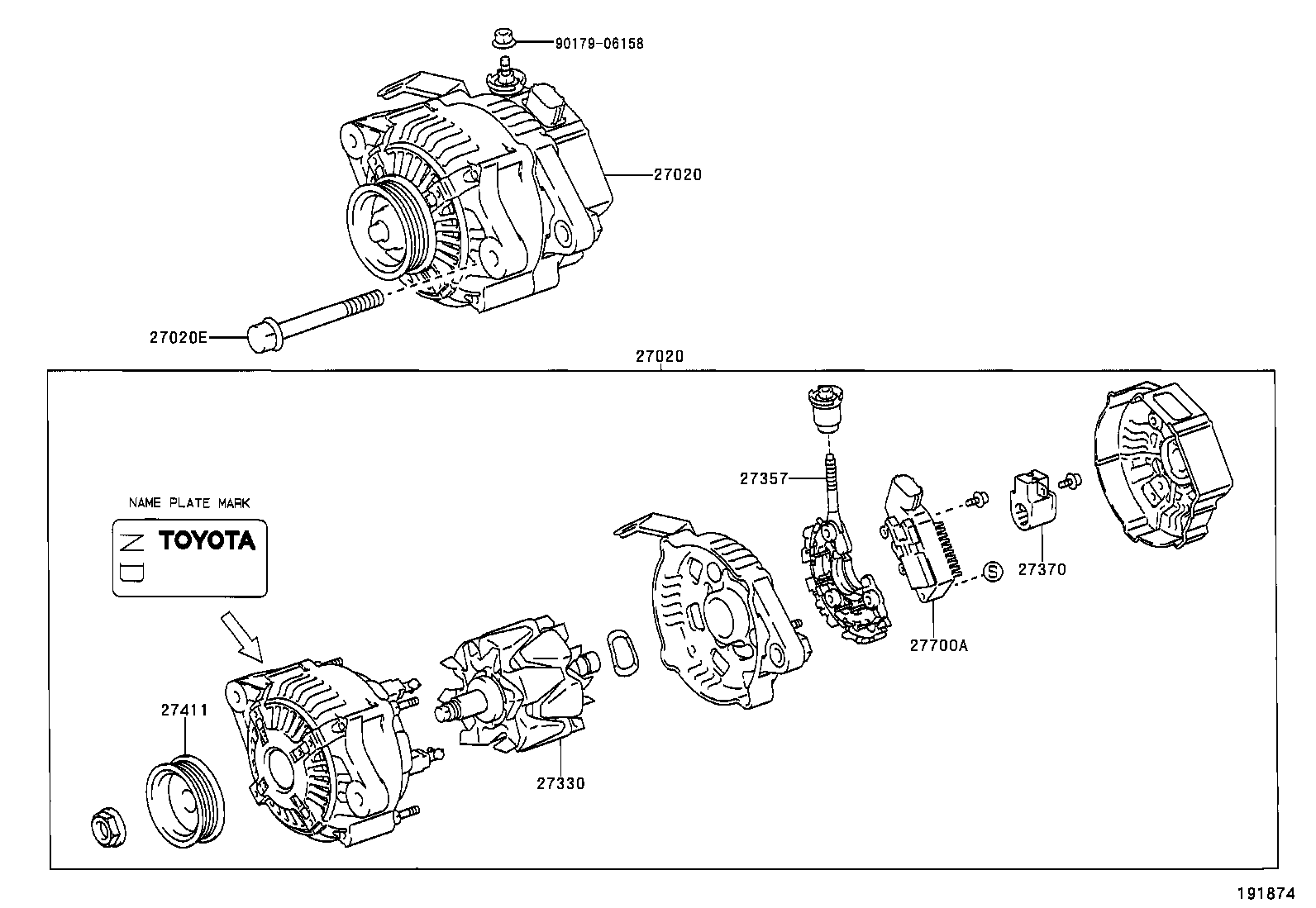 27312-0J010 PLATE, RETAINER product image