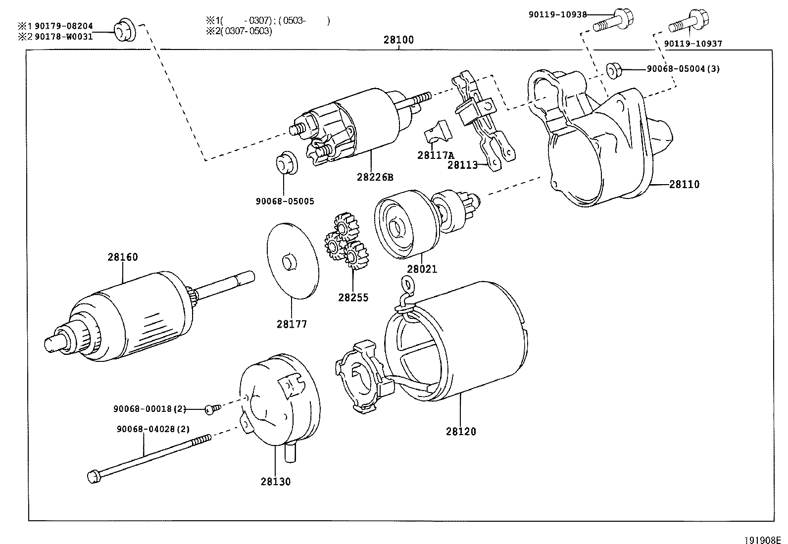 28199-37050 PROTECTOR, DUST STARTER product image