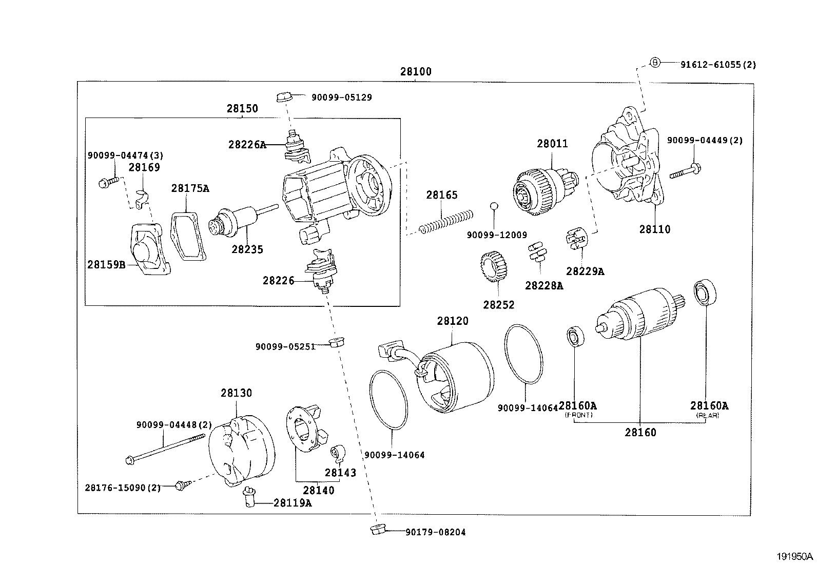 28150-75101 SWITCH ASSY, MAGNET STARTER product image