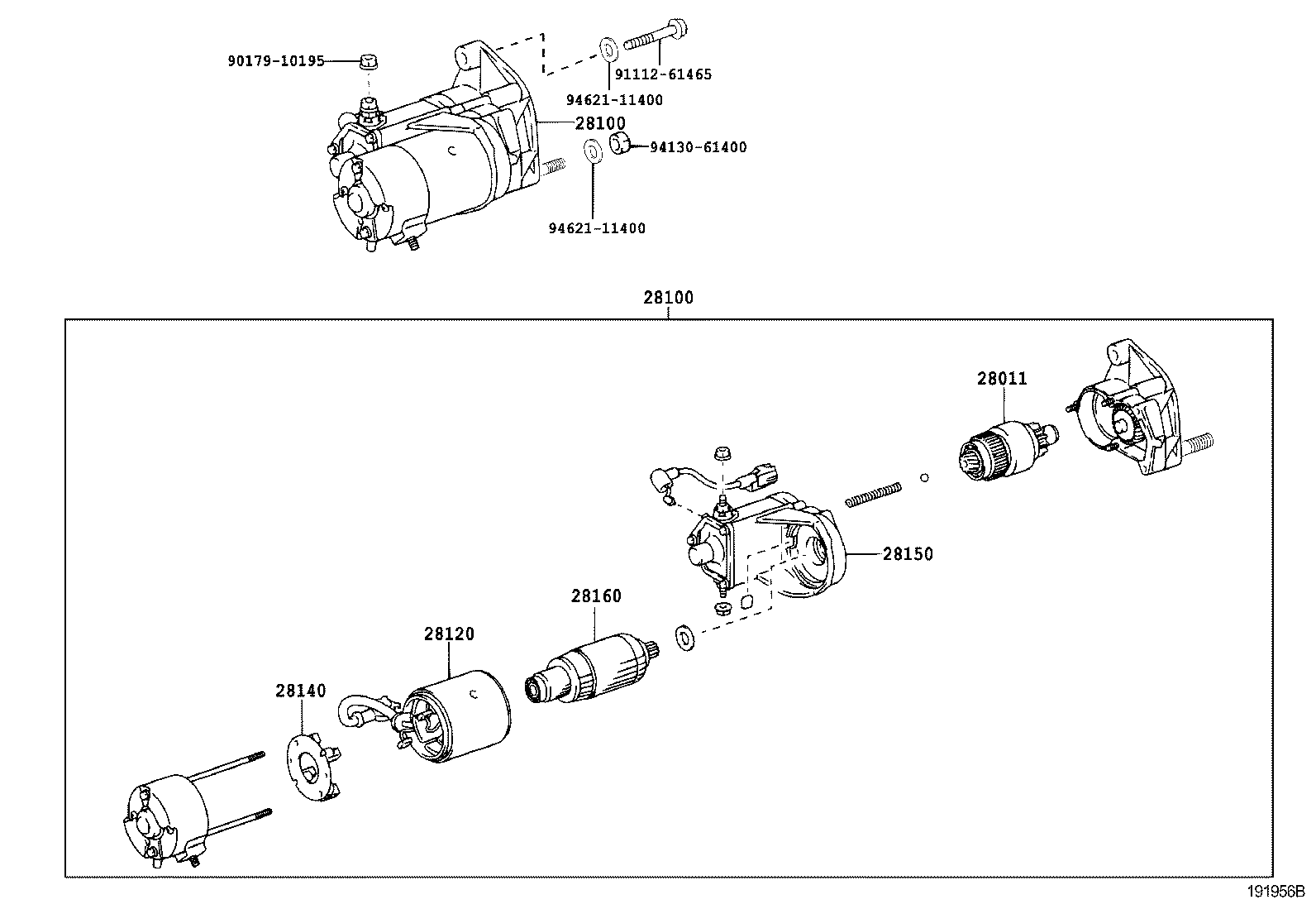 28150-78090 SWITCH ASSY, MAGNET STARTER product image