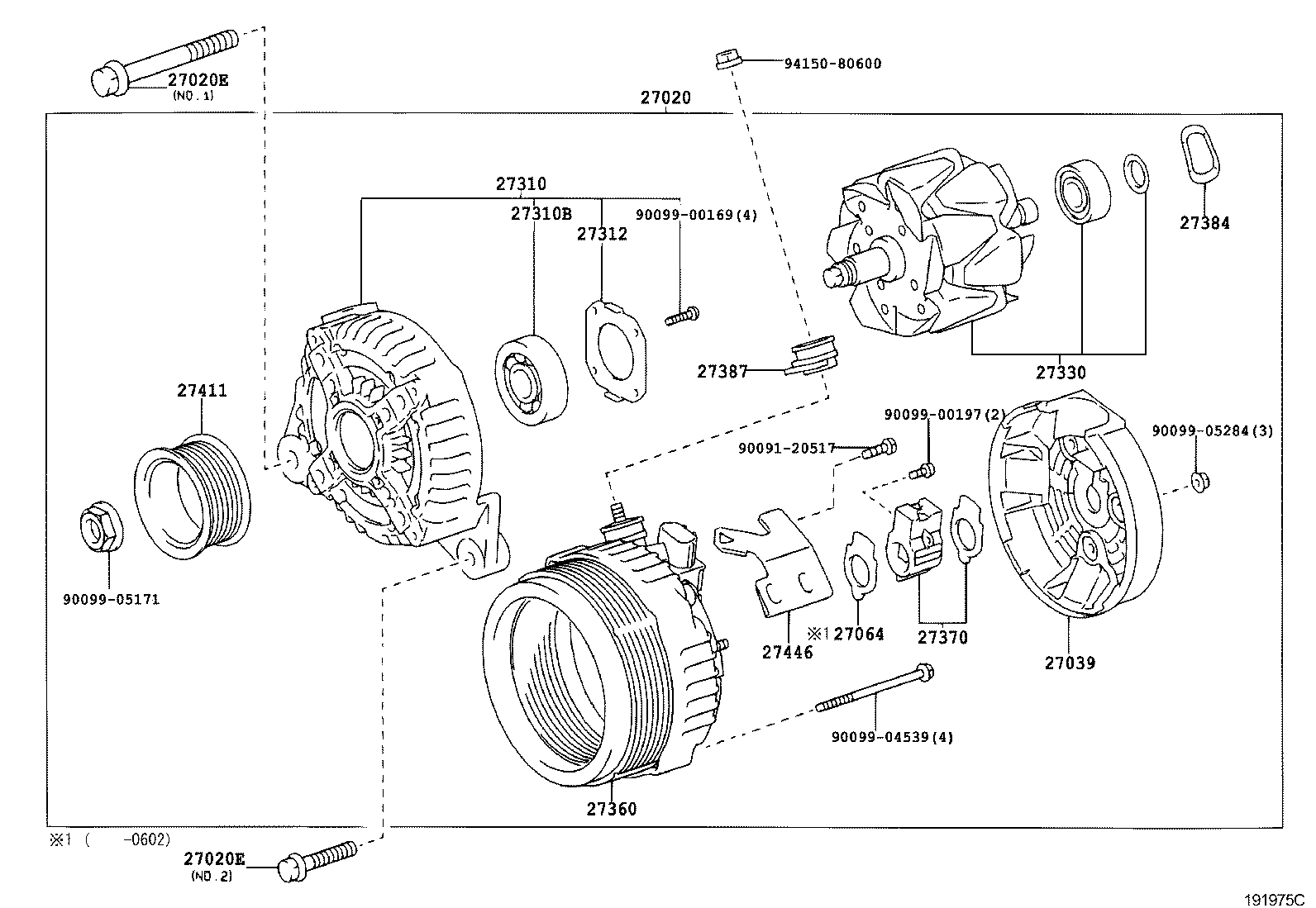 27060-28070 ALTERNATOR ASSY product image