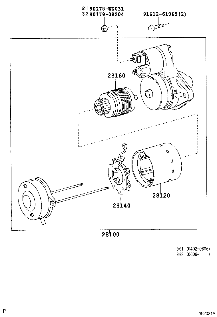 28113-0G020 LEVER, STARTER PINION DRIVE product image