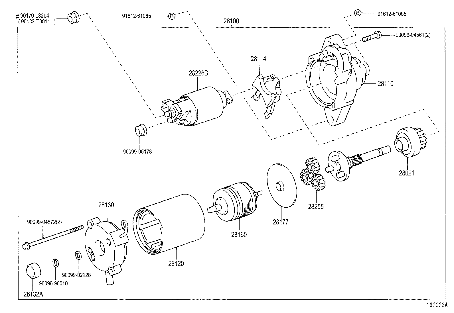 28100-22090 STARTER ASSY product image