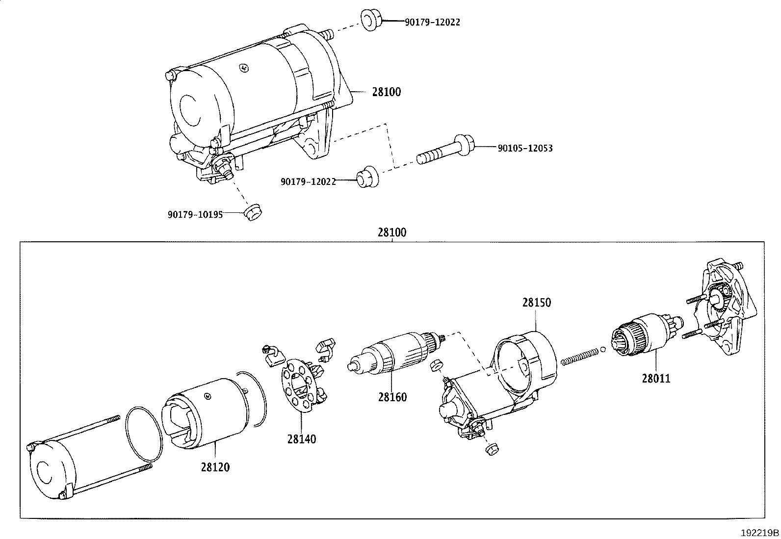 28100-30100 STARTER ASSY product image