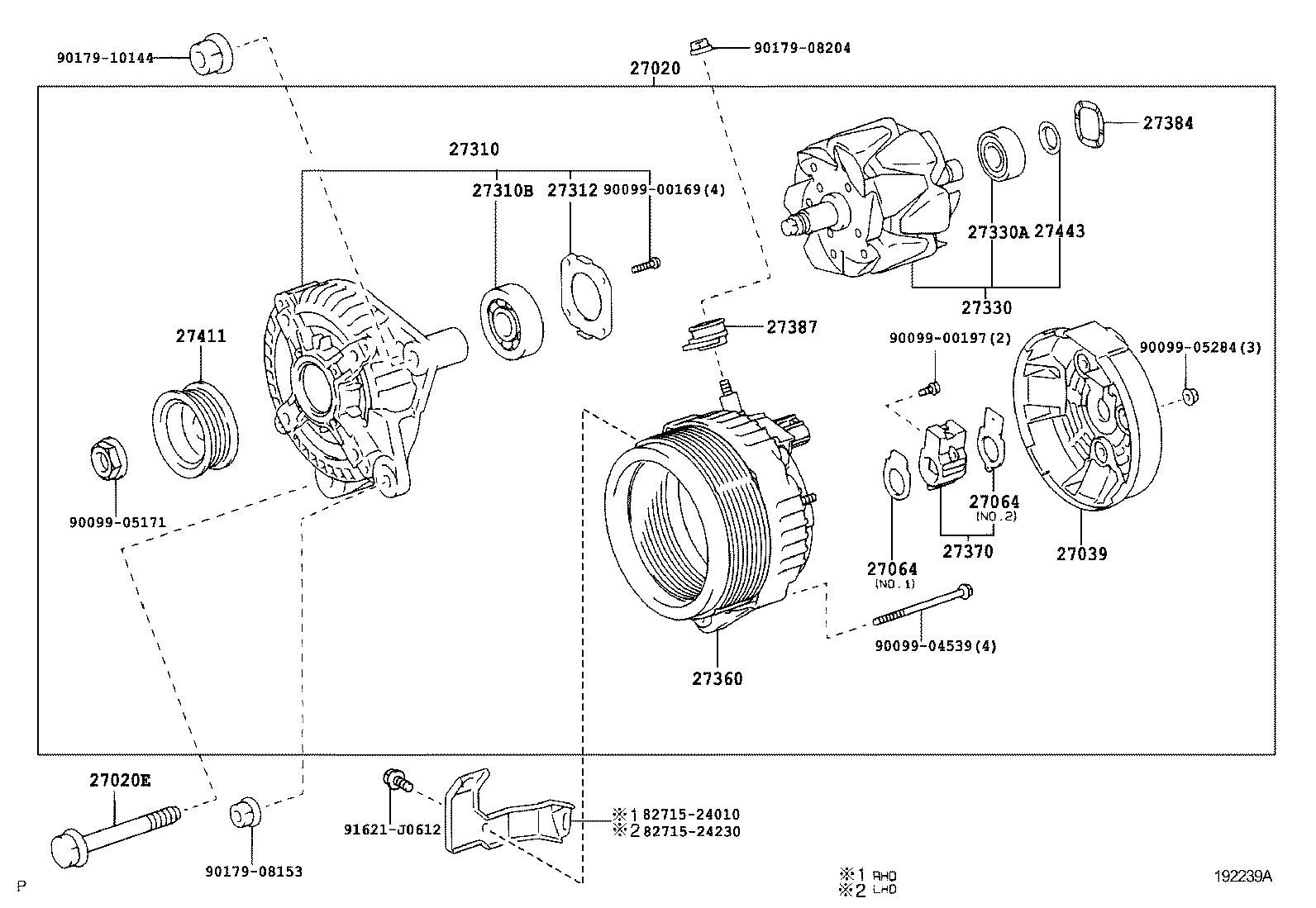 27360-50320 COIL ASSY, ALTERNATOR product image