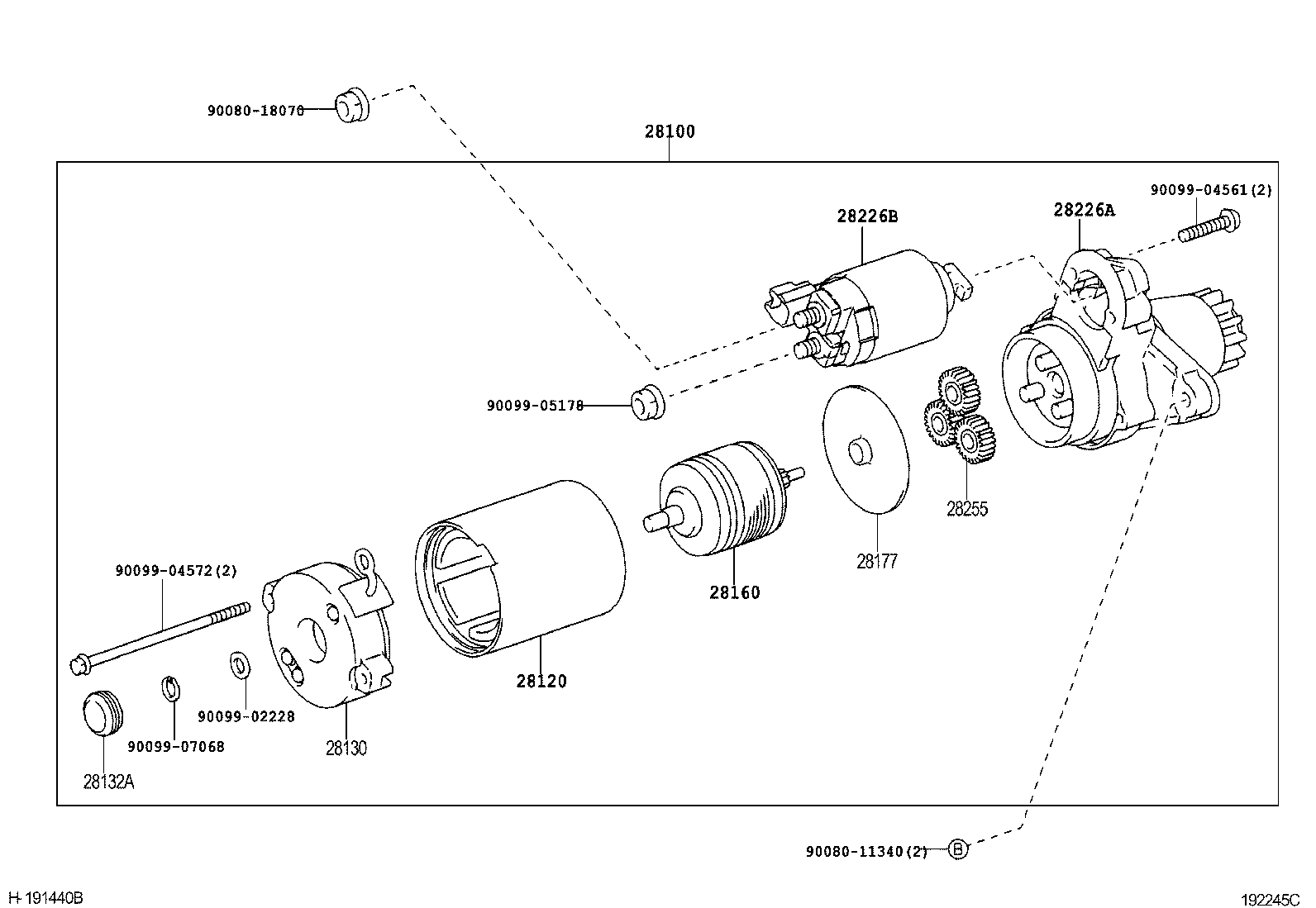 28100-0A010 STARTER ASSY product image