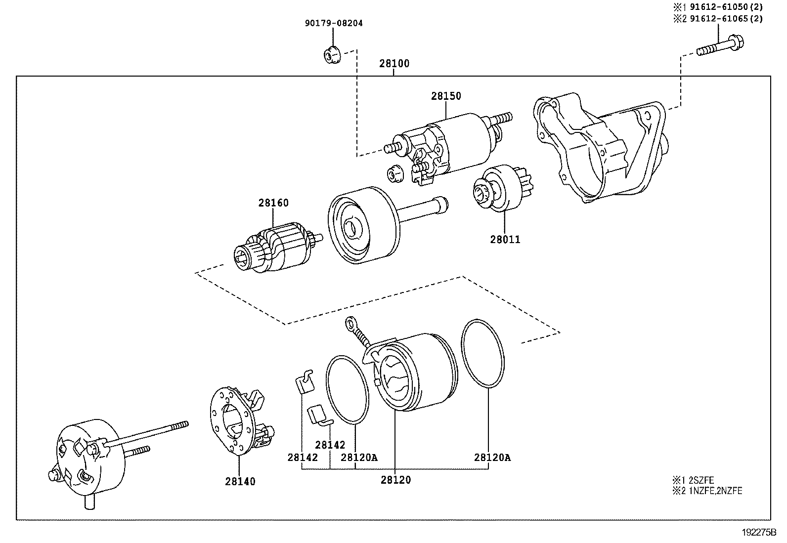 28192-40010 COVER, STARTER product image