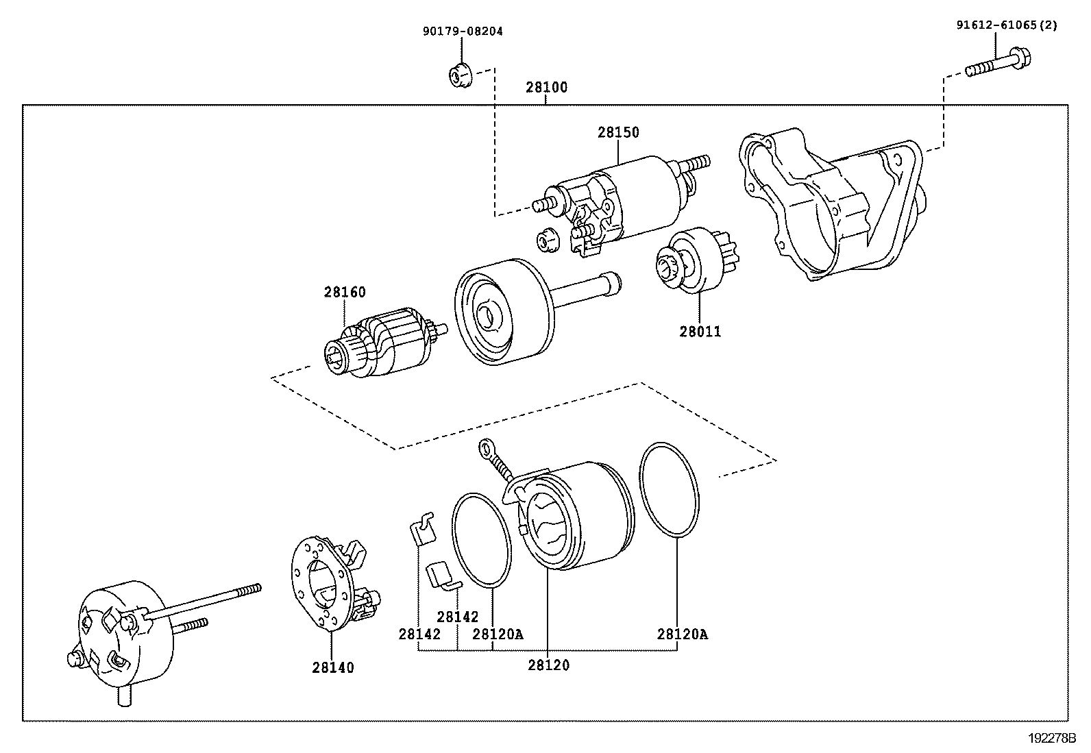 28192-40010 COVER, STARTER product image