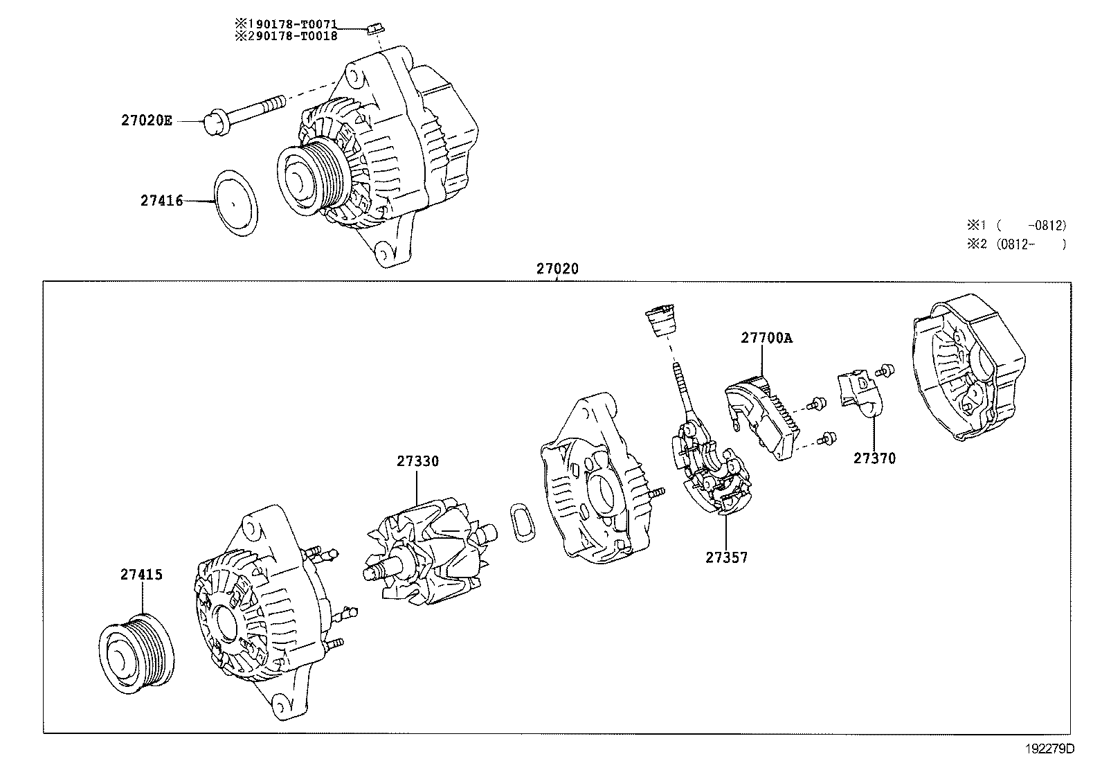 27360-0C041 COIL ASSY, ALTERNATOR product image