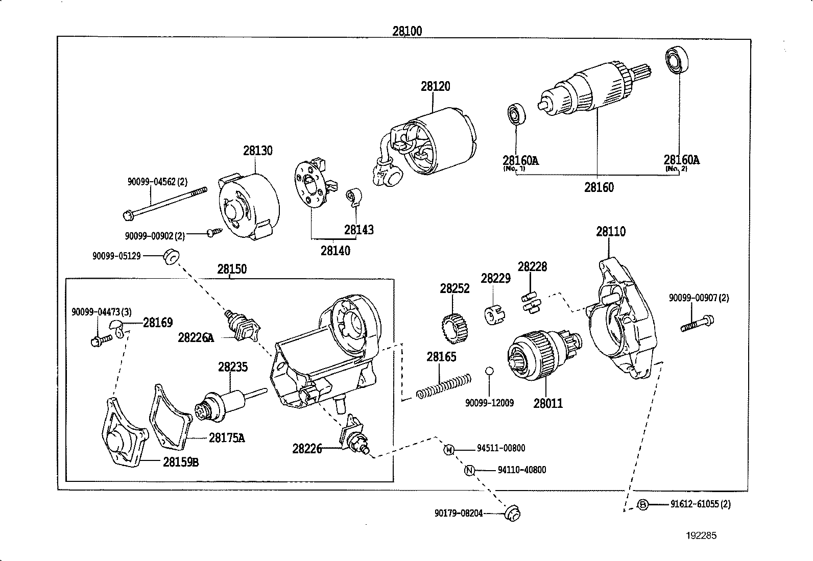 28120-75220 YOKE ASSY, STARTER product image