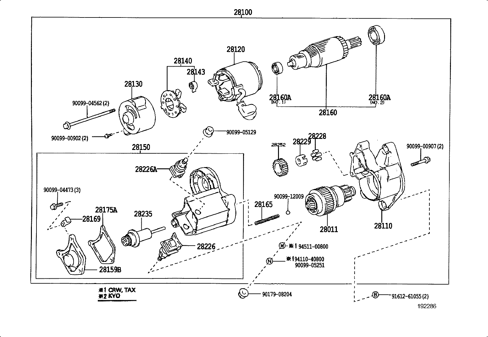 28120-75220 YOKE ASSY, STARTER product image
