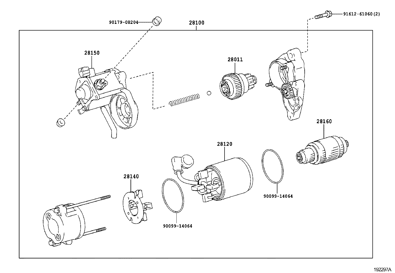 28150-32010 SWITCH ASSY, MAGNET STARTER product image