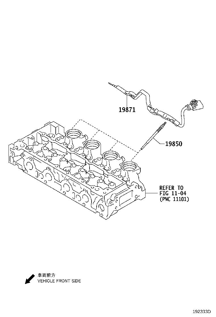 90080-19019 COIL, IGNITION, NO.1 product image