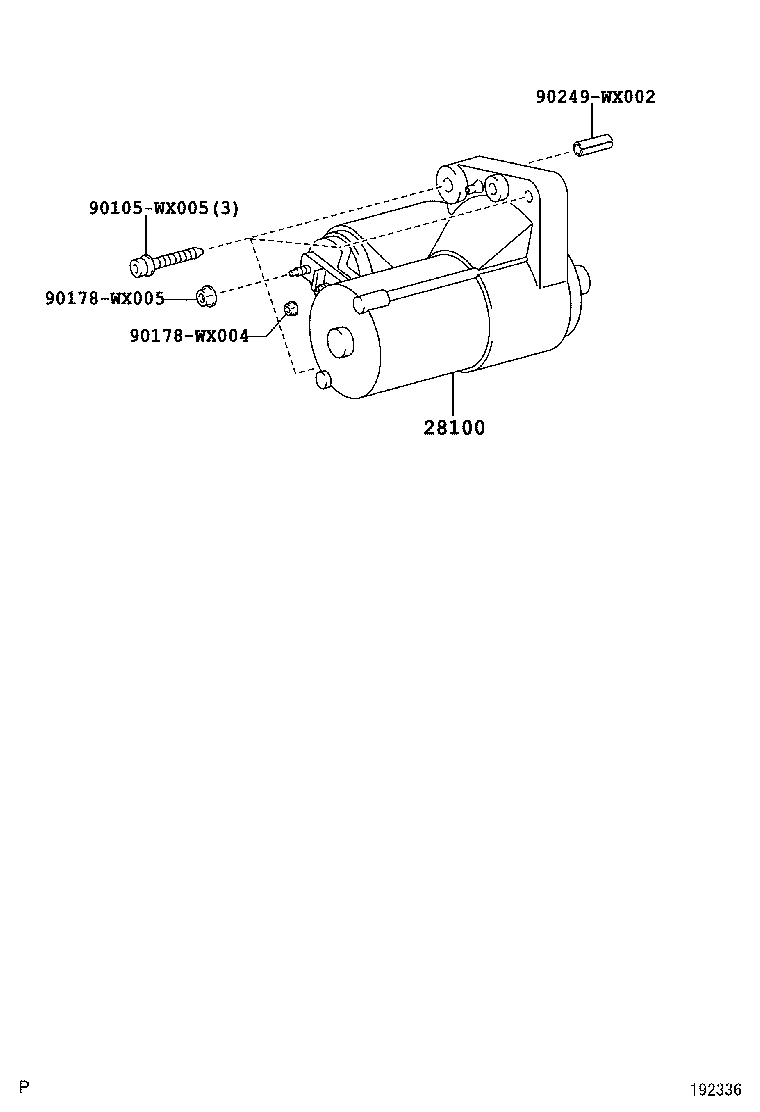 28100-0Q012 STARTER ASSY product image