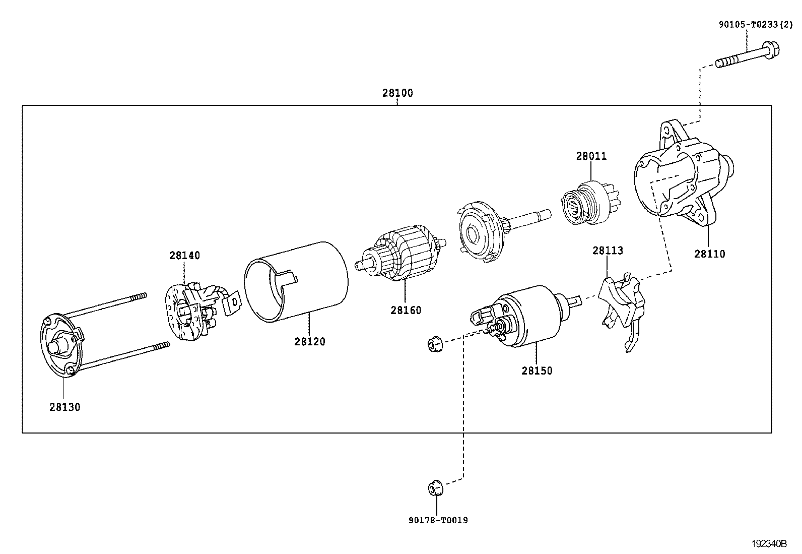 28100-31111 STARTER ASSY product image