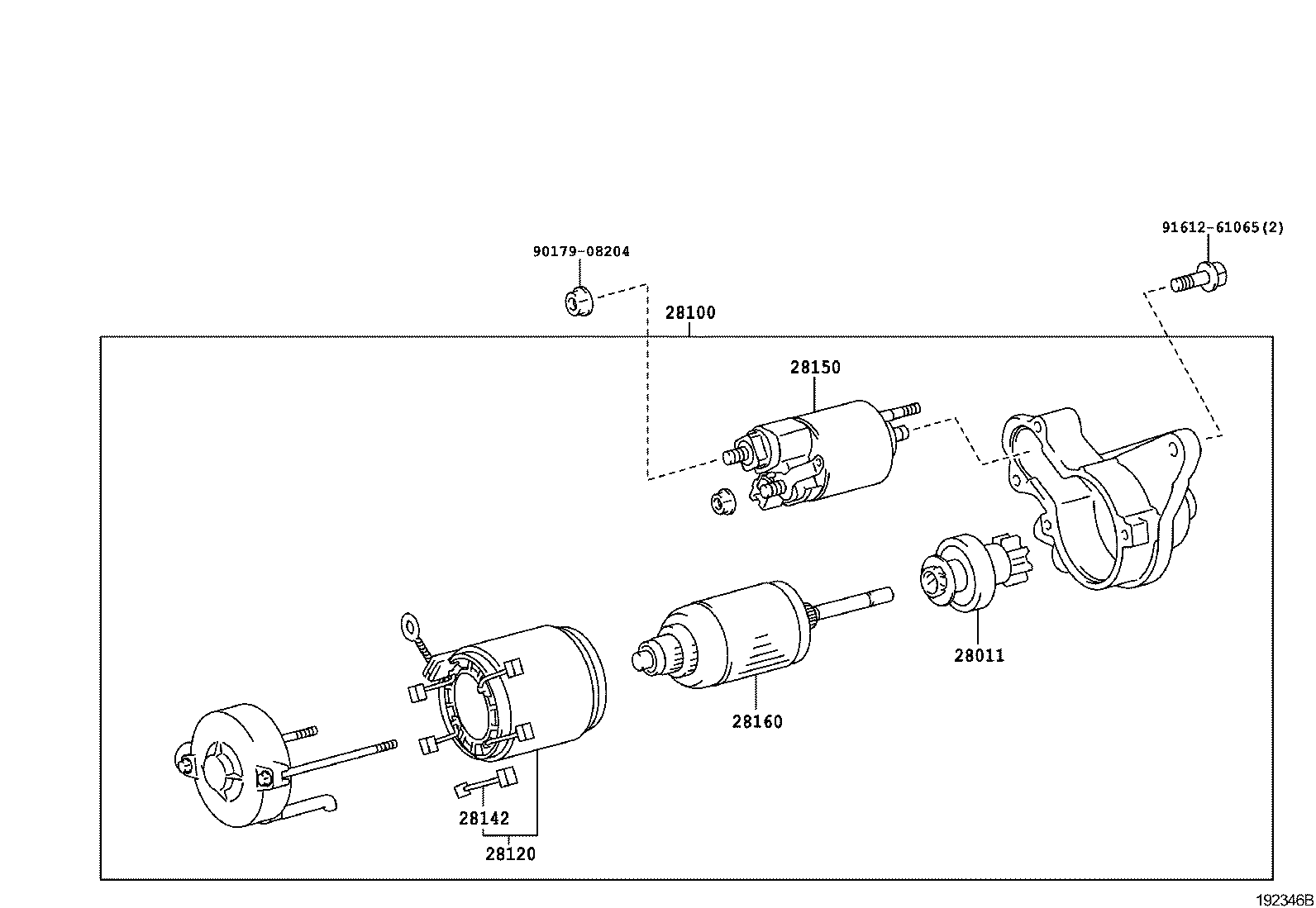 28150-22100 SWITCH ASSY, MAGNET STARTER product image