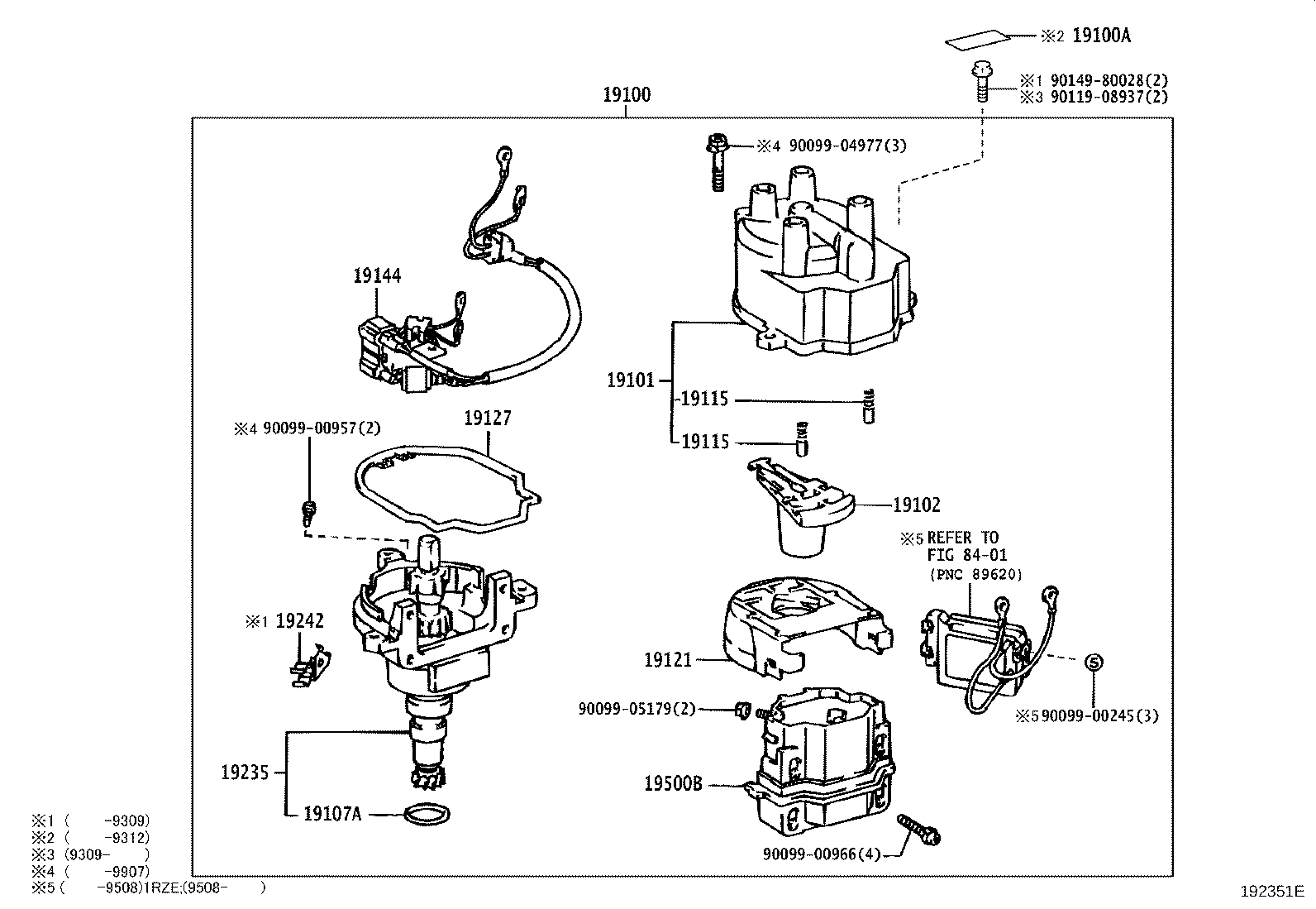 19020-75030 DISTRIBUTOR ASSY product image