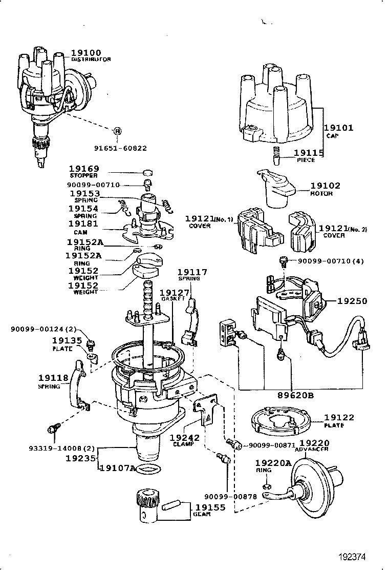 19235-73090 HOUSING, DISTRIBUTOR product image