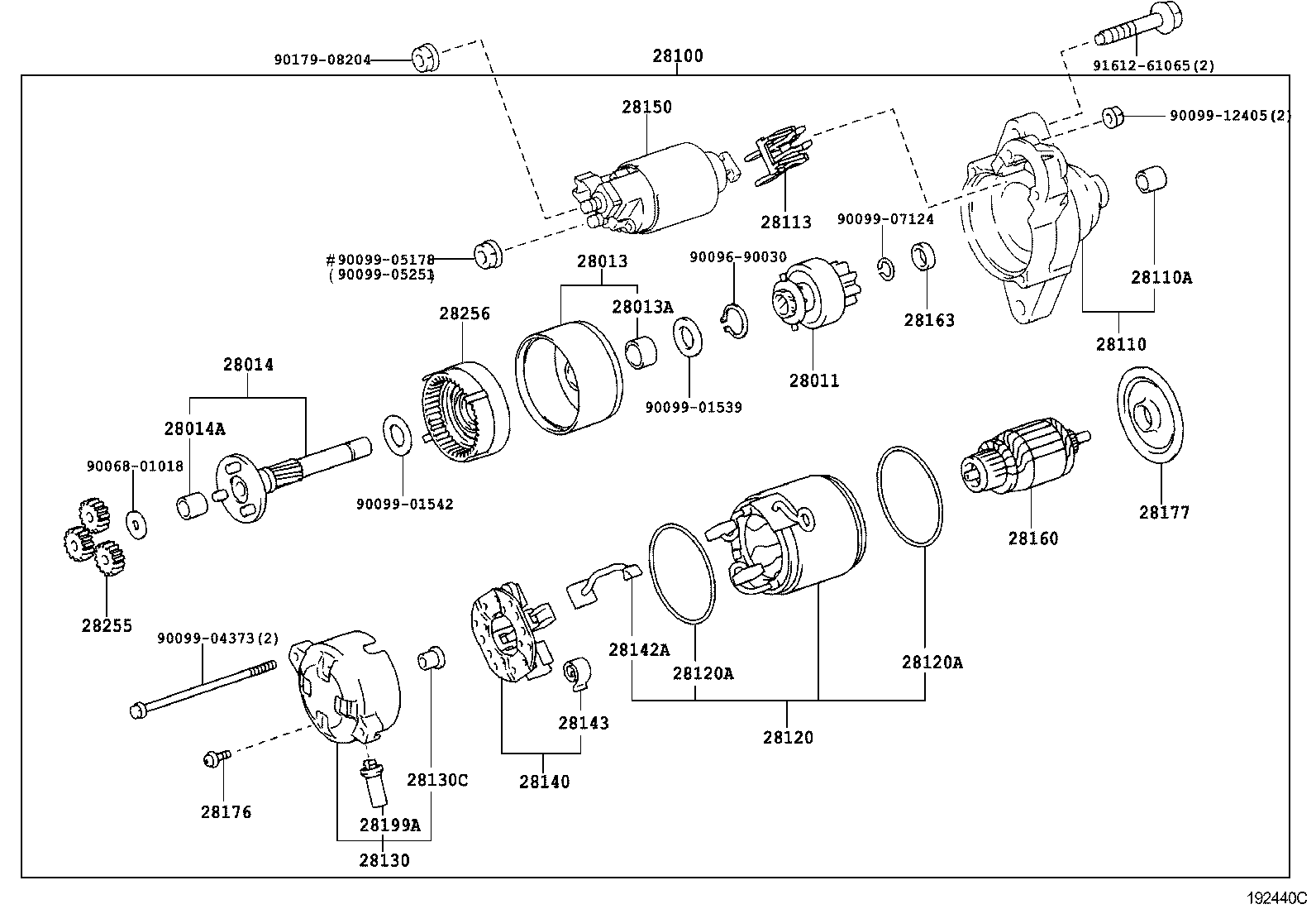 28100-02130 STARTER ASSY product image