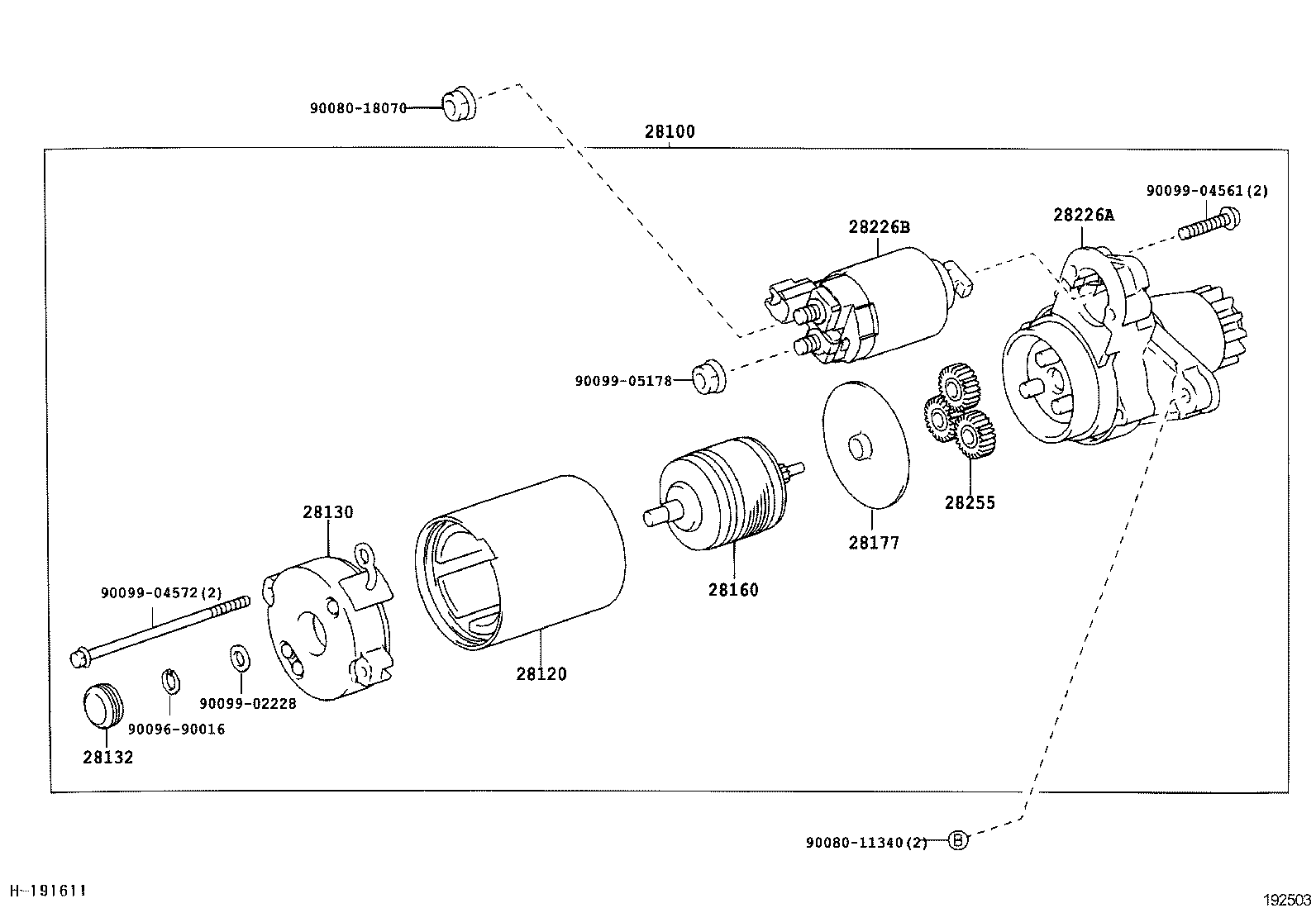 28100-0V011 STARTER ASSY product image