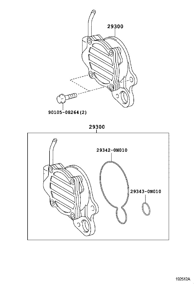 29300-33012 PUMP ASSY, VACUUM product image