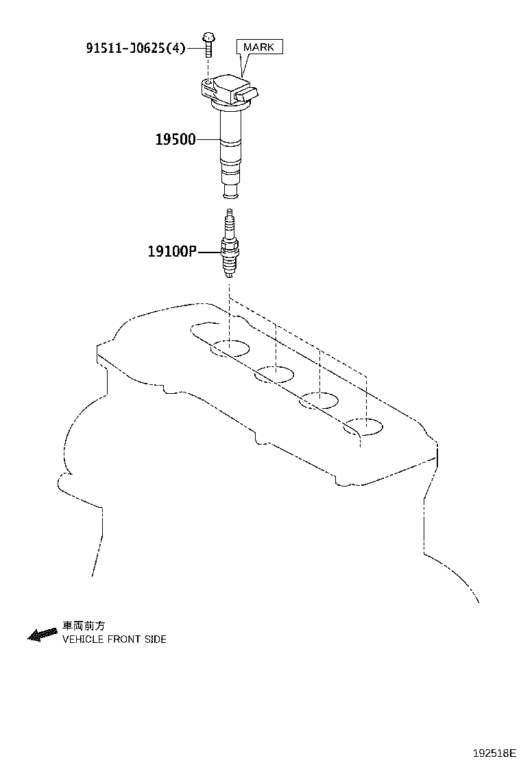 90919-T1012 PLUG, SPARK product image