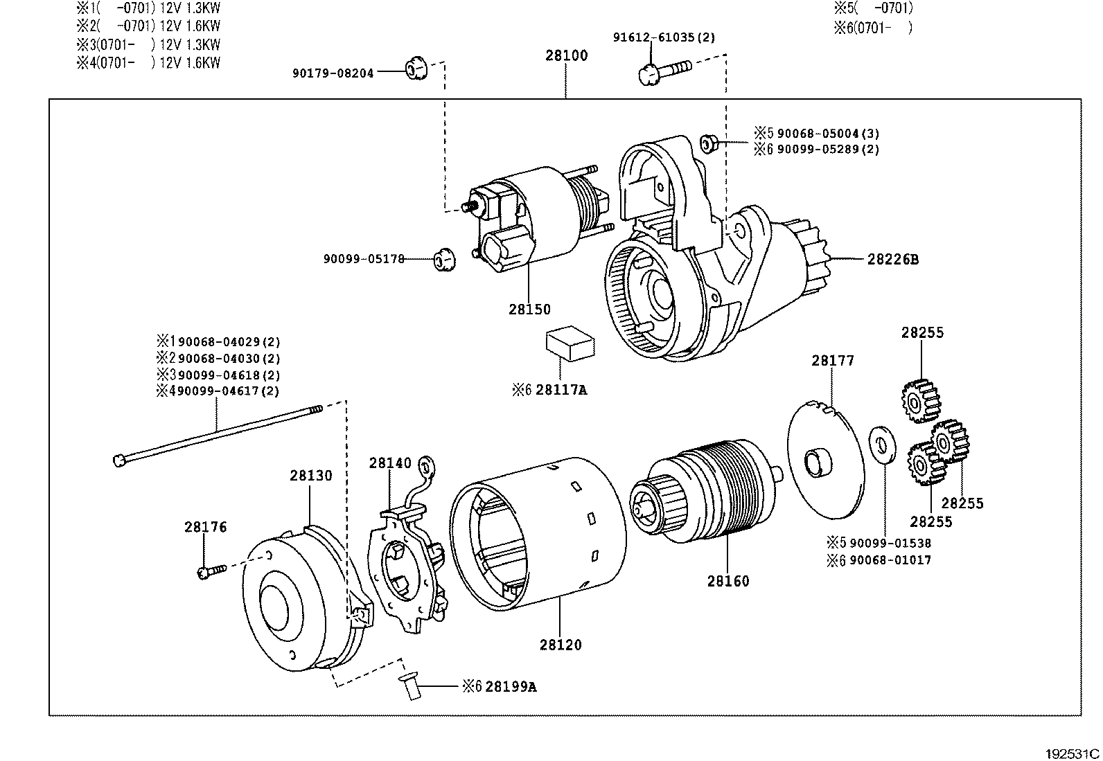 28199-37050 PROTECTOR, DUST STARTER product image