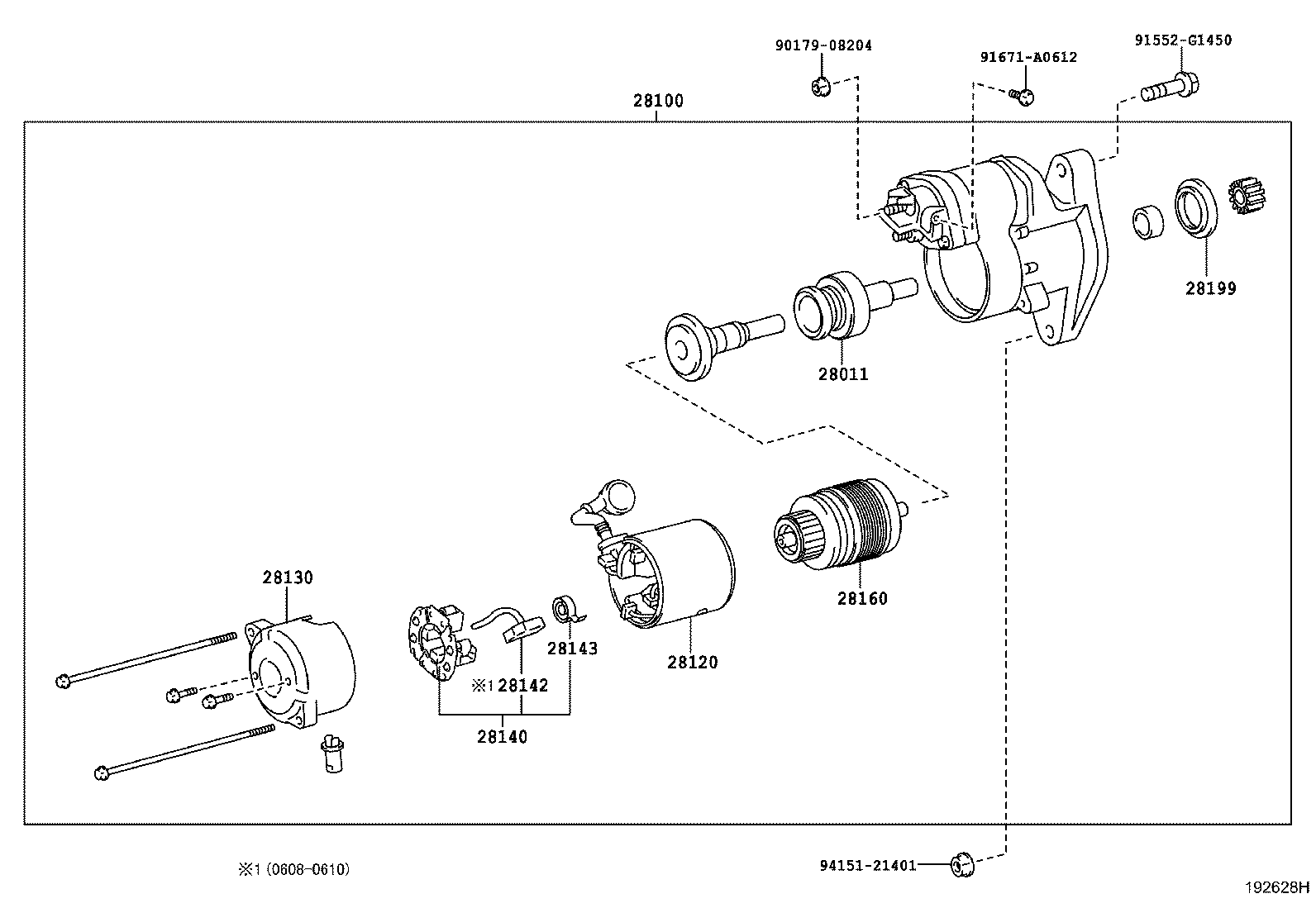 28150-56290 SWITCH ASSY, MAGNET STARTER product image
