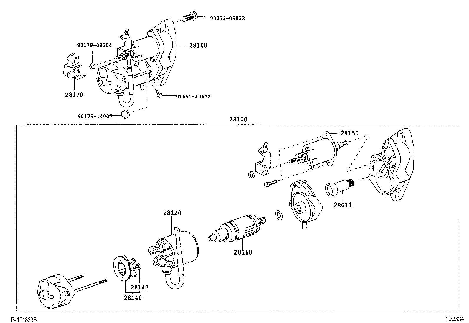 28150-78140 SWITCH ASSY, MAGNET STARTER product image