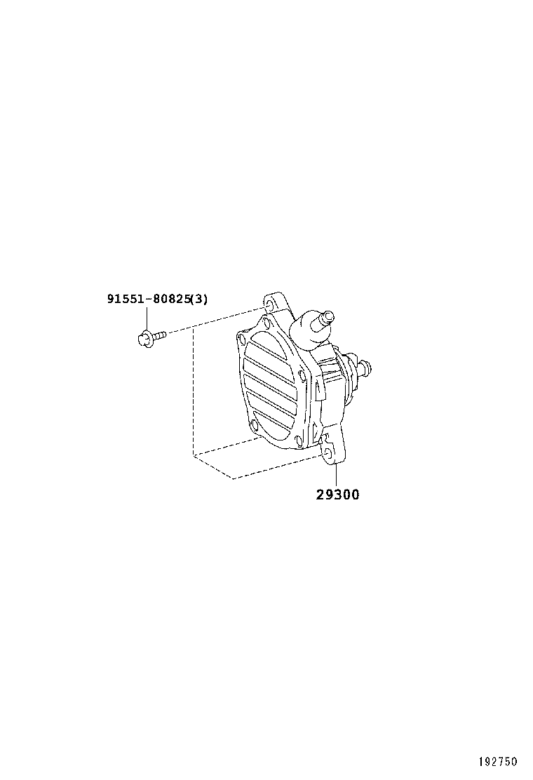 29300-0W040 PUMP ASSY, VACUUM product image