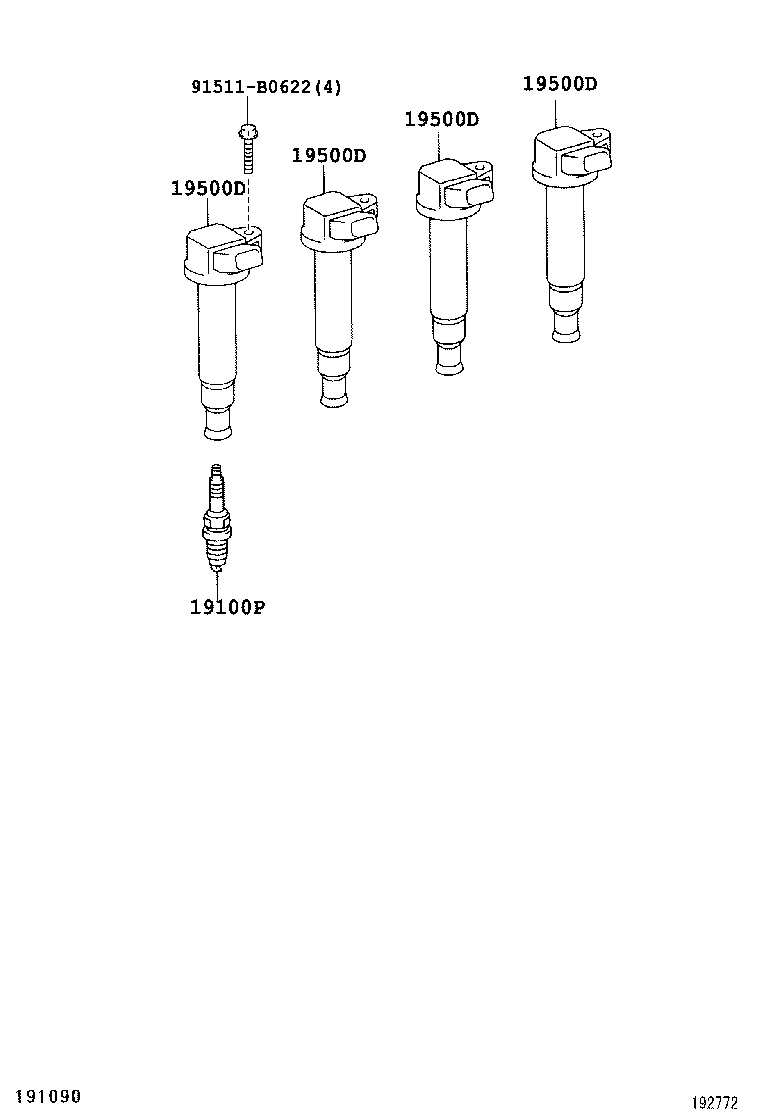 28626-78022 WIRE, GLOW PLUG product image