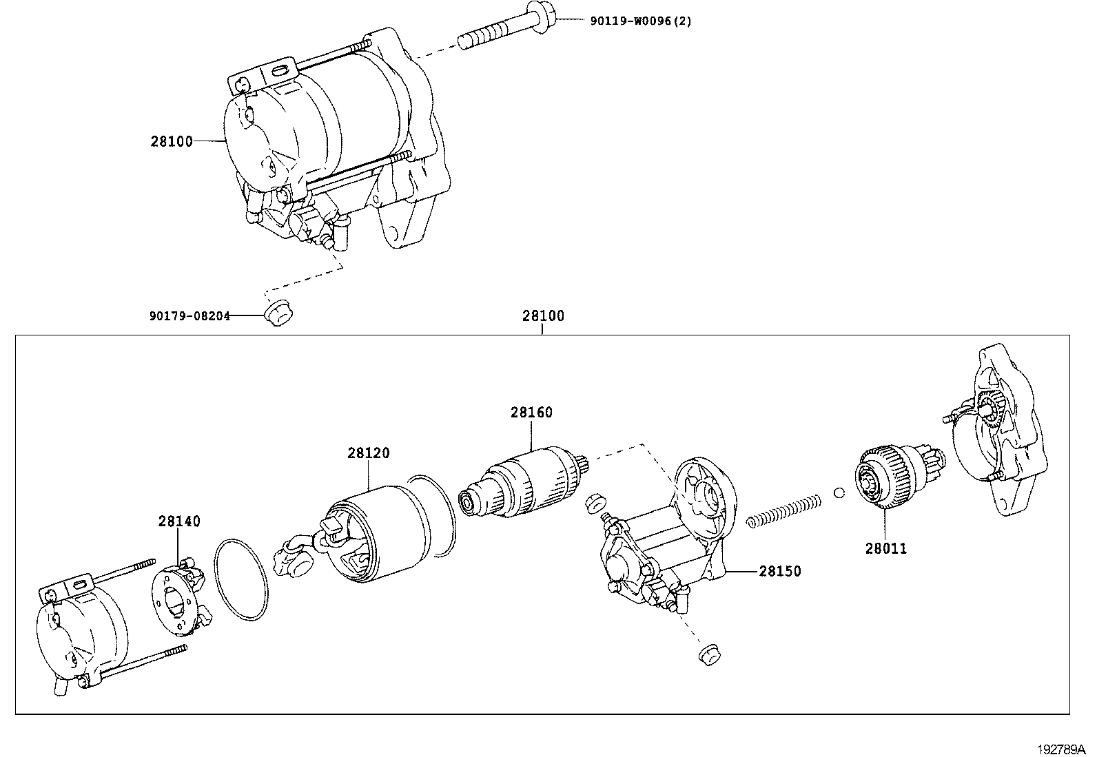 28110-0D130 HOUSING ASSY, STARTER DRIVE product image