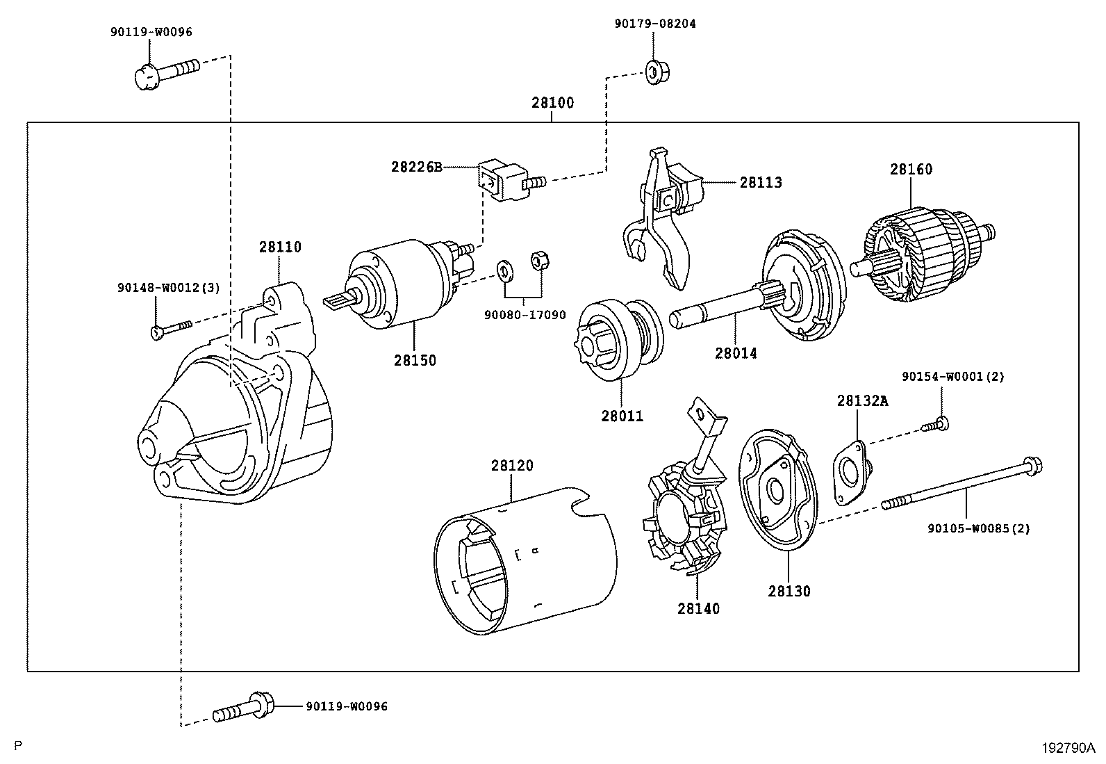 28110-0D130 HOUSING ASSY, STARTER DRIVE product image