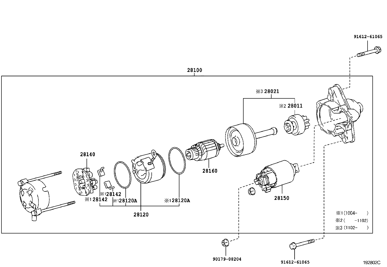 28110-37040 HOUSING ASSY, STARTER DRIVE product image