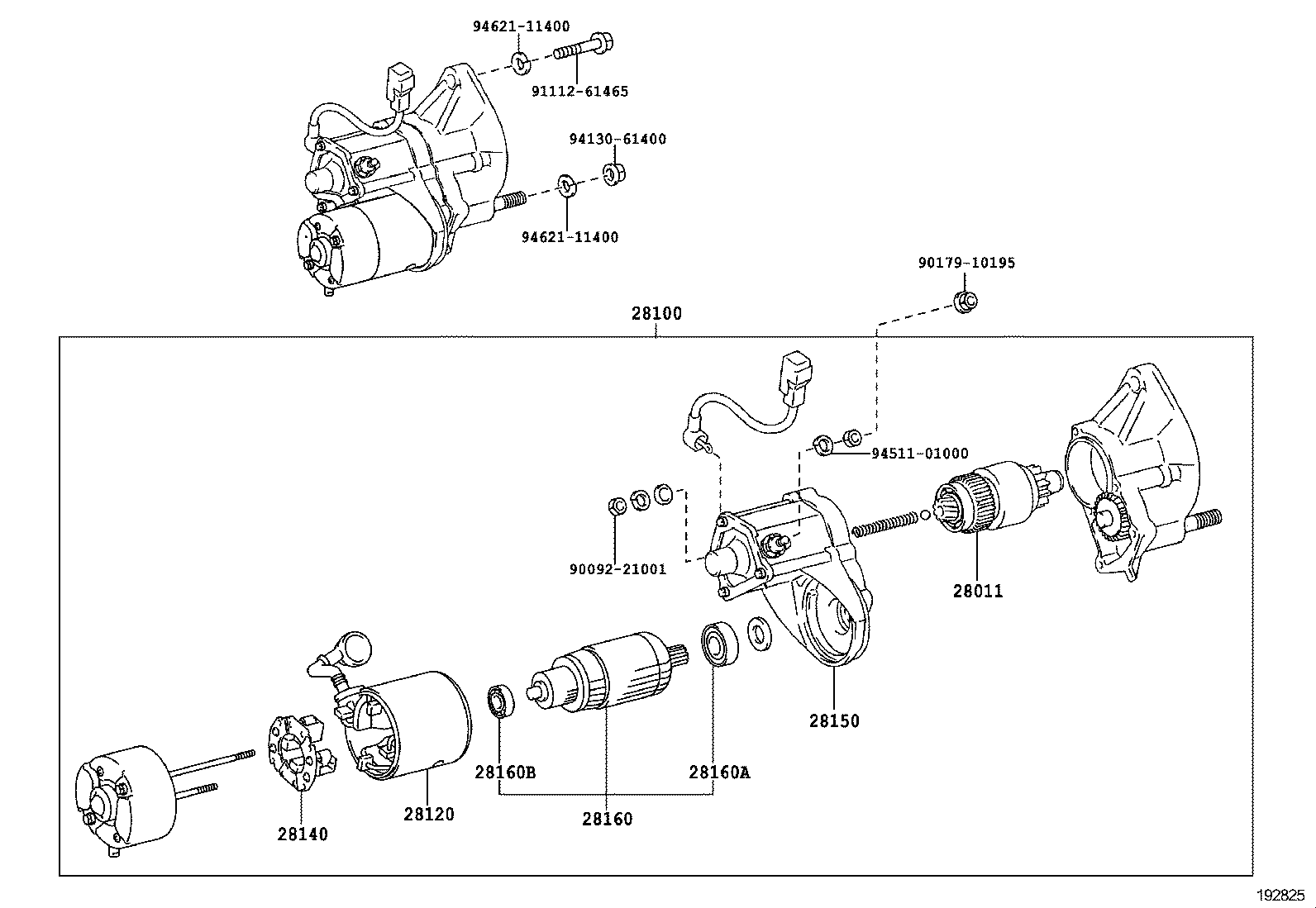 28150-56350 SWITCH ASSY, MAGNET STARTER product image