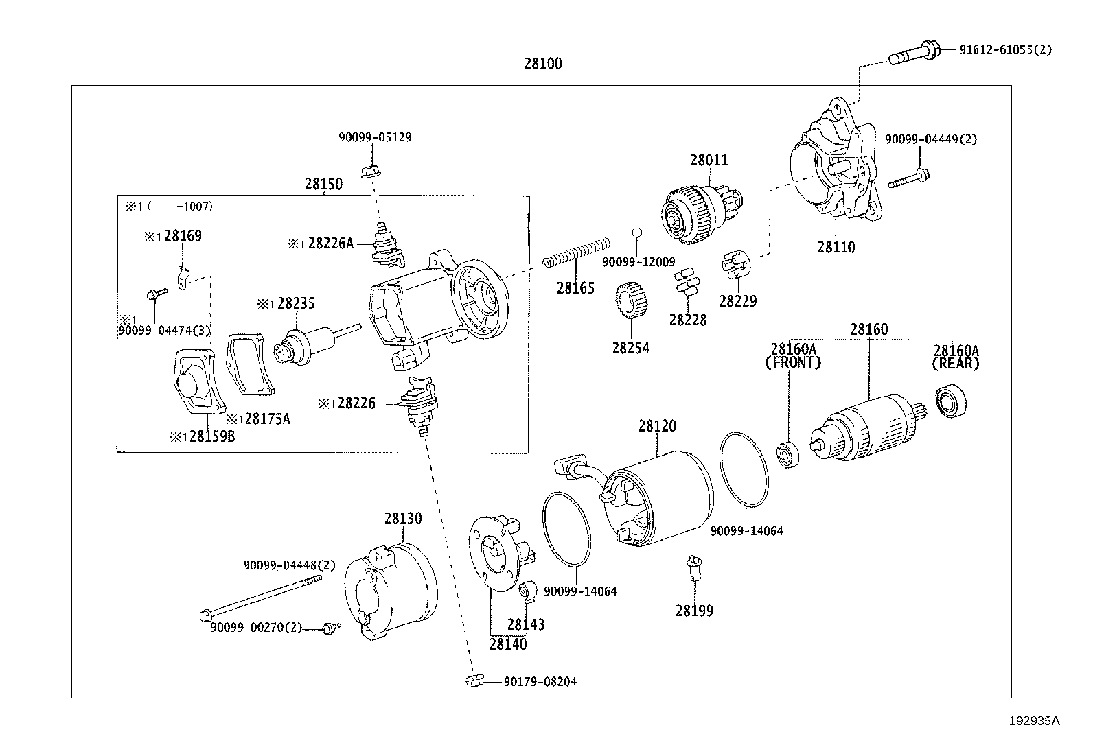 28120-75220 YOKE ASSY, STARTER product image