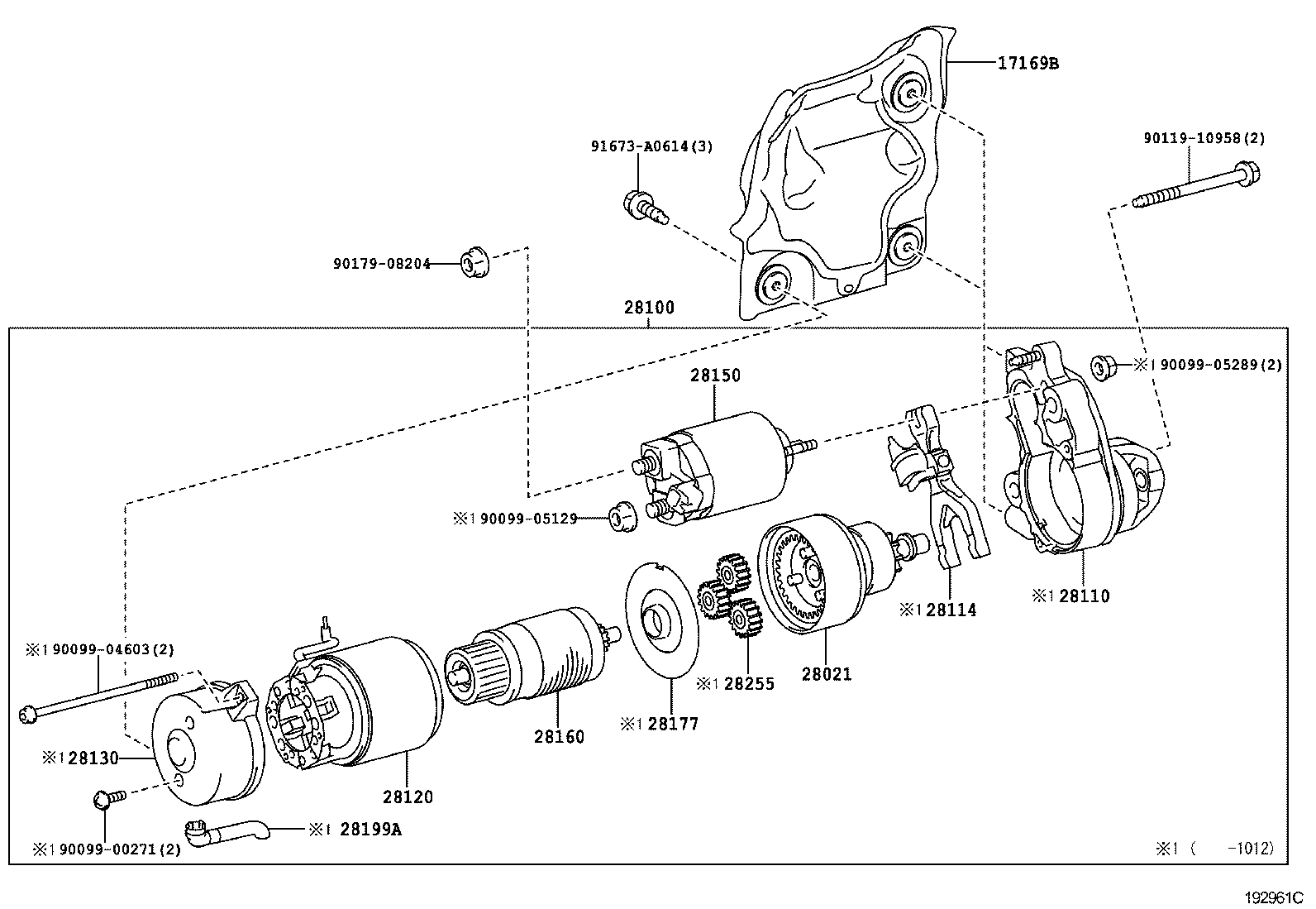 Toyota 28021-38020 CLUTCH SUB-ASSY, STARTER CENTER BEARING