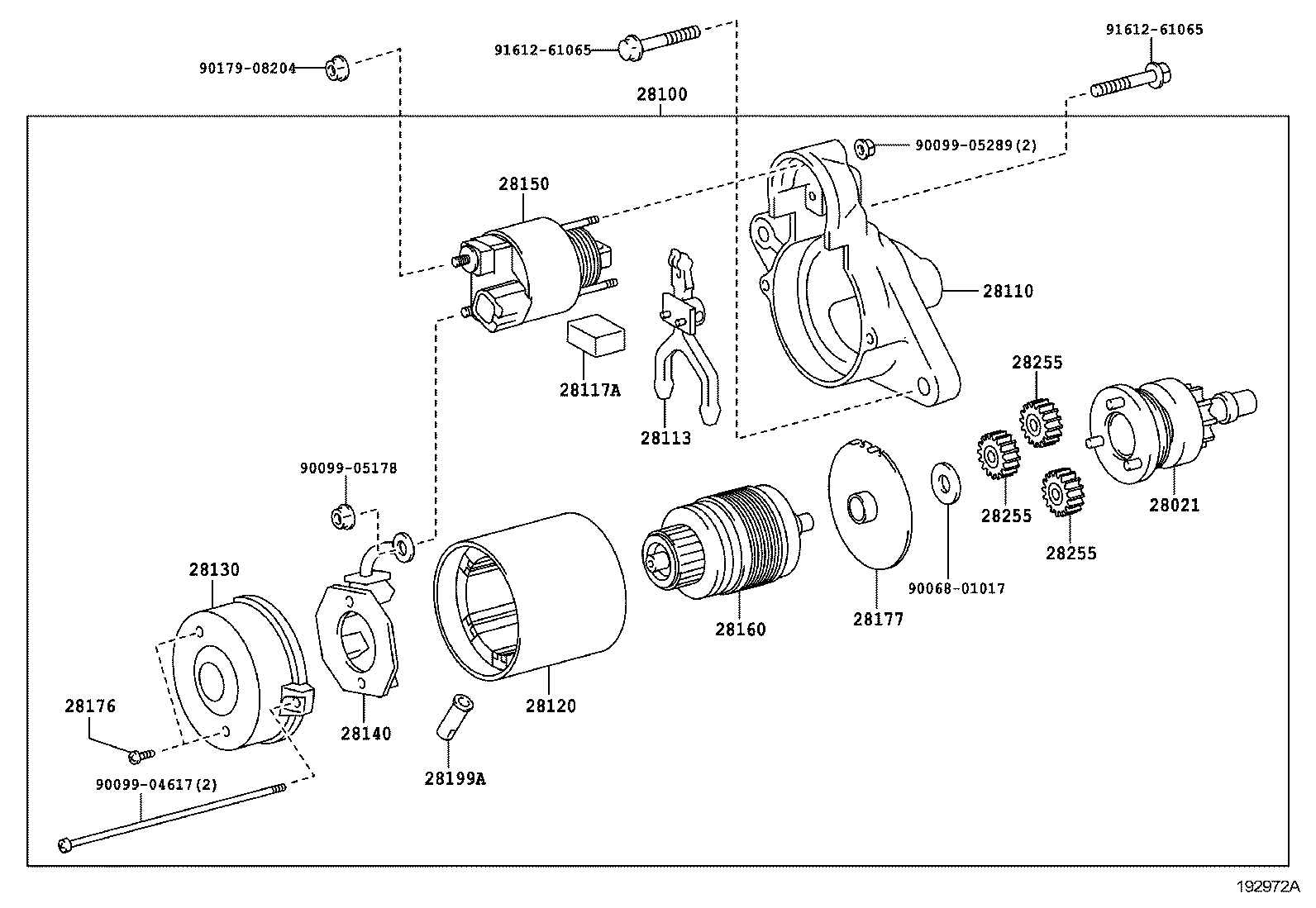 Toyota 28120-37050 YOKE ASSY, STARTER