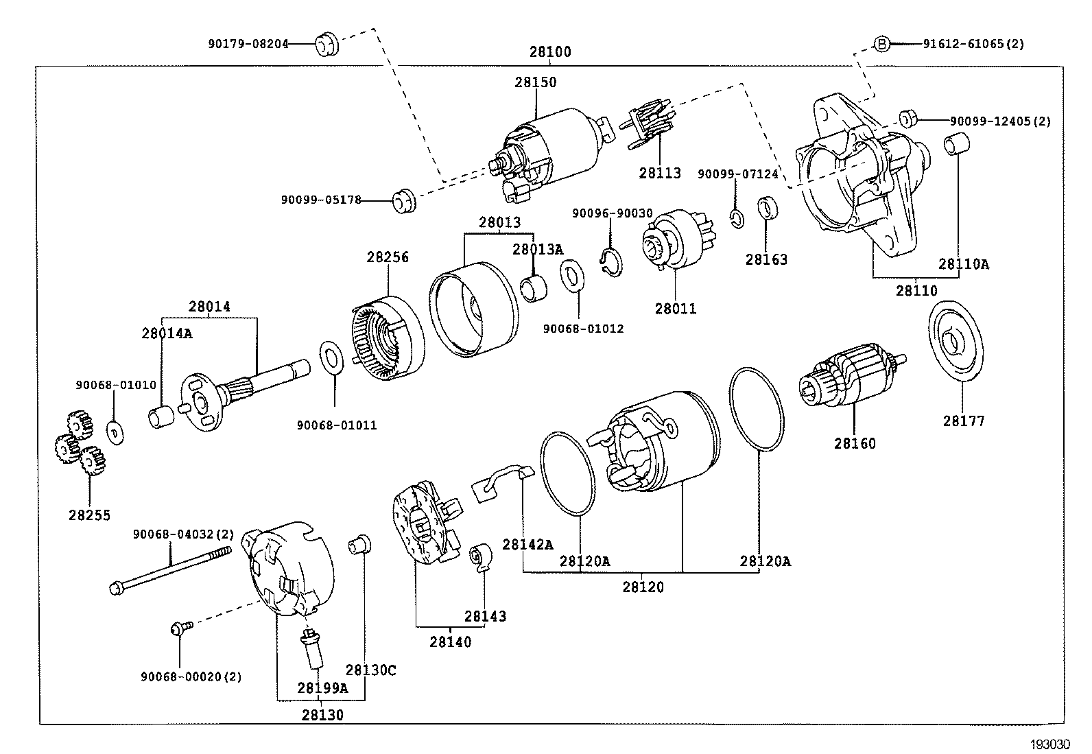28113-0D120 LEVER, STARTER PINION DRIVE product image