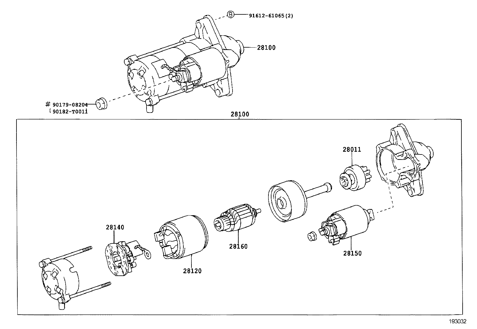 28113-0D120 LEVER, STARTER PINION DRIVE product image