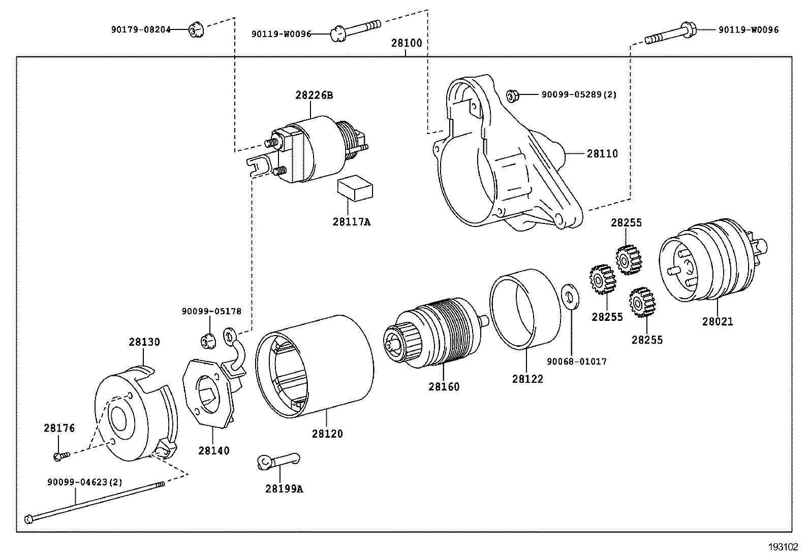 28100-0N040 STARTER ASSY product image
