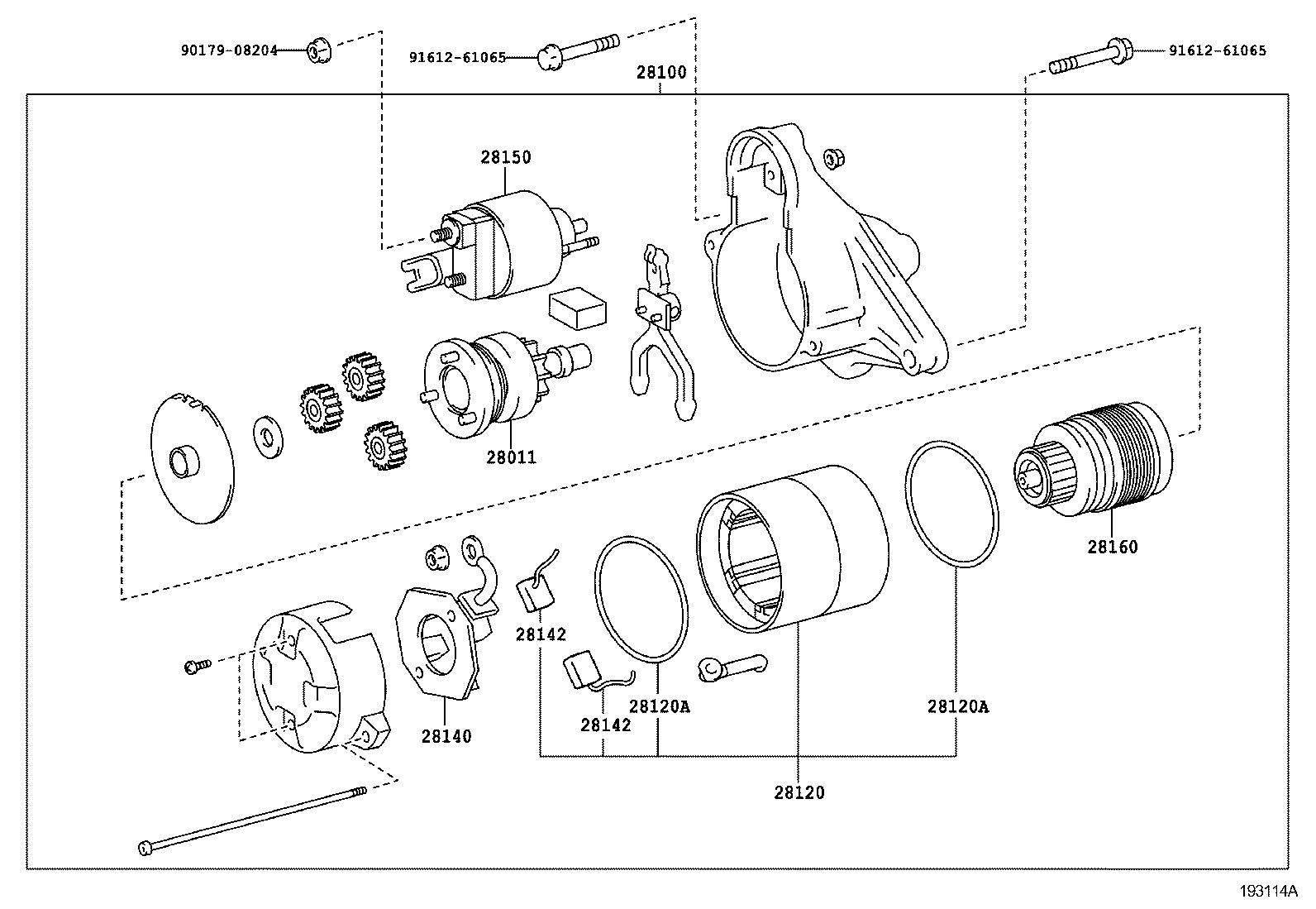 28100-47111 STARTER ASSY product image