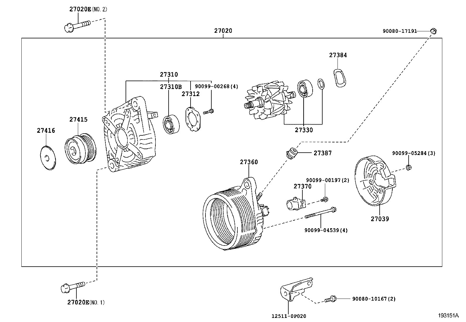 27700-0V030 REGULATOR ASSY, GENERATOR product image